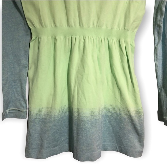 Ivivva Lululemon Officially Awesome Ombré green blue Dress - Picture 5 of 9